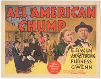 5w013 ALL AMERICAN CHUMP TC '36 math genius Stuart Erwin is used by gangsters to cheat at bridge!