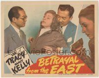 5w535 BETRAYAL FROM THE EAST LC '44 scared worried Nancy Kelly is taken hostage by Japanese spies!