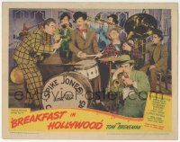 5w554 BREAKFAST IN HOLLYWOOD LC '46 best image of Spike Jones and His City Slickers performing!