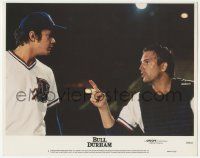 5w560 BULL DURHAM LC #1 '88 c/u of baseball catcher Kevin Costner arguing with pitcher Tim Robbins!