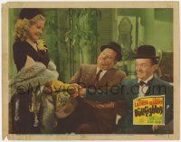 5w561 BULLFIGHTERS LC '45 Oliver Hardy watches Stan Laurel shyly shake hands with Margo Woode!