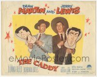 5w566 CADDY LC #8 '53 Dean Martin & wacky Jerry Lewis with guitars with their caricatures!