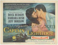 5w078 CAPTAIN LIGHTFOOT TC '55 Rock Hudson, Barbara Rush, filmed entirely in Ireland!
