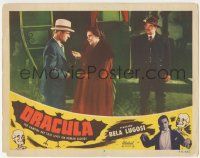 5w630 DRACULA LC #5 R51 border image of Bela Lugosi as the vampire bat that lives on human blood!