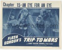 5w655 FLASH GORDON'S TRIP TO MARS chapter 15 LC R40s c/u of Buster Crabbe & Frank Shannon on ship!