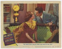 5w660 FORCE OF EVIL LC #3 '48 John Garfield tells Pearson not to say no when she means yes!