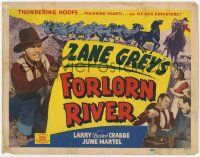 5w170 FORLORN RIVER TC R51 Buster Crabbe, Zane Grey, thundering hoofs & pounding hearts!