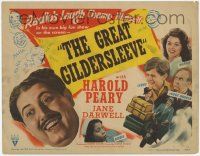 5w198 GREAT GILDERSLEEVE TC '43 Harold Peary, radio's laugh champ in his own big fun show!