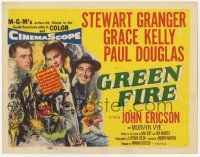 5w202 GREEN FIRE TC '54 beautiful Grace Kelly, Stewart Granger, Paul Douglas!