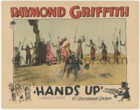 5w682 HANDS UP LC '26 Confederate spy Raymond Griffith tortured by Indians as sisters watch!