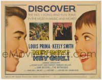 5w233 HEY BOY! HEY GIRL! TC '59 Louis Prima & Keely Smith, the number one song-and-fun team!