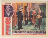 5w756 LAWYER MAN LC '33 people by elevator amused to see William Powell dancing, incredibly rare!