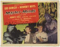 5w303 MASTER MINDS TC '49 Bowery Boys, Leo Gorcey, Huntz Hall, Glenn Strange as Atlas, The Monster!