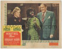 5w785 MINSTREL MAN LC '44 Benny Fields & Gladys George with Judy Clark in blackface, Joseph H. Lewis