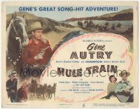 5w317 MULE TRAIN TC '50 Gene Autry's great song-hit adventure w/Champion, great cowboy image!