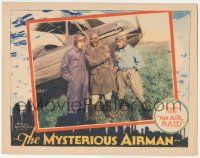 5w804 MYSTERIOUS AIRMAN chapter 1 LC '28 image of pilots by bi-plane, The Air Raid, full-color!