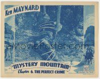 5w805 MYSTERY MOUNTAIN chapter 6 LC '34 Ken Maynard bound & gagged on ground, The Perfect Crime!