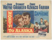 5w333 NORTH TO ALASKA TC '60 John Wayne & sexy Capucine in a fun-filled adventure in the Yukon!