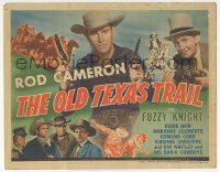 5w335 OLD TEXAS TRAIL TC '44 Rod Cameron with two guns, Fuzzy Knight with ace of hearts & gun!
