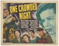 5w338 ONE CROWDED NIGHT TC '40 cool montage of entire cast including 18 year-old Gale Storm!