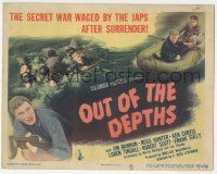 5w343 OUT OF THE DEPTHS TC '45 the secret war waged by the Japs after surrender in World War II!