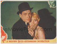 5w829 PUBLIC ENEMY LC trimmed to 8x10 '31 best close up of scared Joan Blondell & Edward Woods!