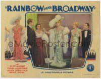 5w831 RAINBOW OVER BROADWAY LC '33 Joan Marsh & Frank Albertson help Grace Hayes regain her fame!