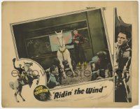 5w846 RIDIN' THE WIND LC '25 great image of Fred Thomson teaching class w/Silver King w/glasses!