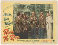 5w849 ROAD TO RIO LC #6 '48 Bing Crosby, Bob Hope & Dorothy Lamour with The Wiere Brothers!