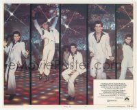 5w871 SATURDAY NIGHT FEVER int'l LC #1 '77 multiple close up images of disco dancer John Travolta!