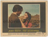 5w875 SEARCHERS LC #3 '56 John Ford classic, super close up of Jeff Hunter and smiling Vera Miles!