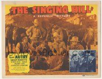 5w396 SINGING HILL TC '41 Gene Autry with group of cowboys & with pretty Virginia Dale!