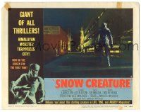 5w890 SNOW CREATURE LC #8 '54 abominable Yeti terrorizes city, abducts women & annihilates men!
