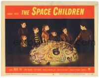 5w896 SPACE CHILDREN LC #8 '58 the giant alien brain, kids playing with glowing space brain!