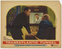 5w952 TRANSATLANTIC TUNNEL LC '35 Richard Dix talks to C. Aubrey Smith on earliest television set!