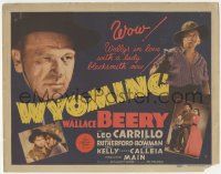 5w493 WYOMING TC '40 Wallace Beery's in love with pretty lady blacksmith Marjorie Main!