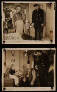 5x922 CAPTAIN JANUARY 2 8x10 stills '36 great images of cutest sailor Shirley Temple, Guy Kibbee!