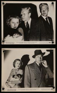 5x969 NO MAN OF HER OWN 2 8x10 stills '50 cool images of Barbara Stanwyck, John Lund, Bettger!