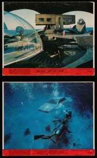 5x088 SPY WHO LOVED ME 2 8x10 mini LCs '77 coolest scenes with underwater car and base on ocean!