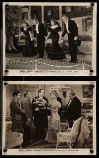 5x997 YANKEE DOODLE DANDY 2 8x10 stills '42 both with James Cagney + Leslie, Huston and more!
