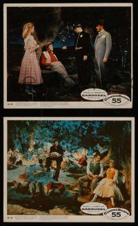 5x059 CAROUSEL 4 color 8x10 stills '56 Shirley Jones, MacRae, Rodgers & Hammerstein musical!