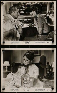 5x739 CHARADE 4 8x10 stills '63 Cary Grant & Audrey Hepburn w/ Dominique Minot!