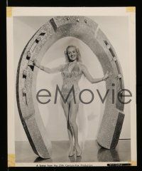 5x669 DIAMOND HORSESHOE 5 8x10 stills '45 all with gorgeous Betty Grable + Dick Haymes!
