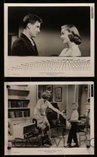 5x605 GIFT OF LOVE 6 8x10 stills '58 great romantic images of Lauren Bacall & Robert Stack!