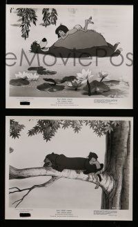 5x362 JUNGLE BOOK 10 8x10 stills '67 Disney, great cartoon images of Mowgli & his friends!