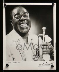 5x232 LOUIS ARMSTRONG & HIS ALL-STARS 14 8x10 music publicity stills '50s great images of the star!