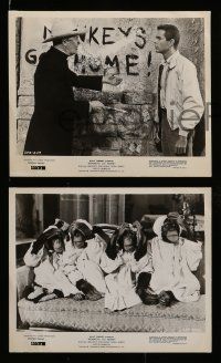 5x690 MONKEYS GO HOME 5 8x10 stills '67 Disney, Maurice Chevalier, Constant, & apes!