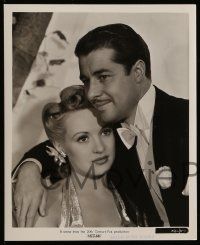 5x959 MOON OVER MIAMI 2 8x10 stills '41 all with gorgeous Betty Grable + Don Ameche!