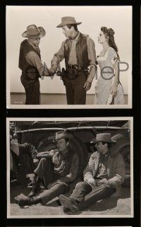 5x433 SADDLE THE WIND 9 deluxe 8x10 stills '57 cowboy John Cassavetes, Robert Taylor & Julie London!