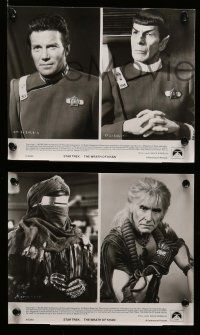 5x576 STAR TREK II 7 8x10 stills '82 The Wrath of Khan, Nimoy, Shatner, cool split images!